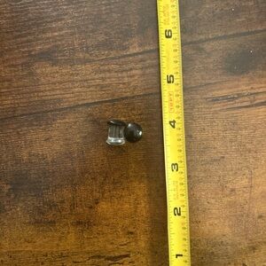 00g black/clear glass plugs